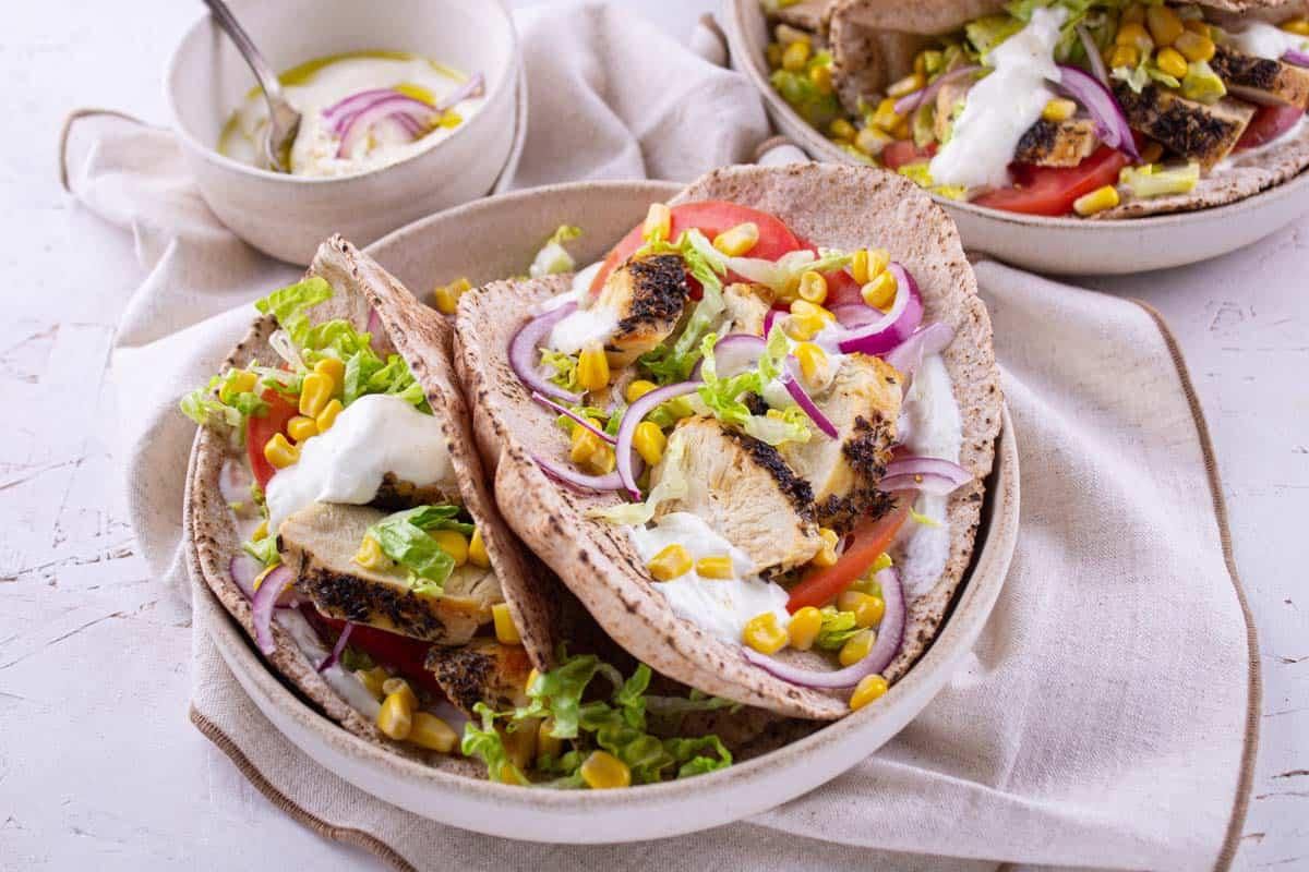 Fluffy White Pita Bread