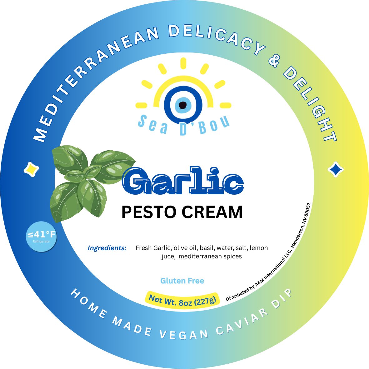 Garlic Pesto Cream
