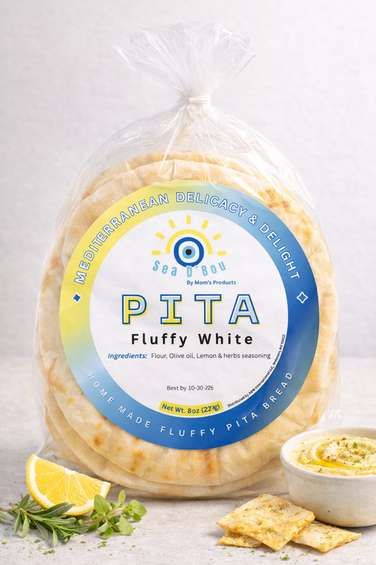 Fluffy White Pita Bread